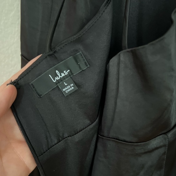 NWOT Make it Elegant Black Satin Strappy Maxi Dress - Picture 9 of 9